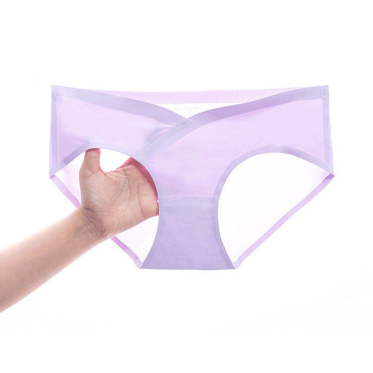 01 Quần lót bầu và sau sinh không viền may chất su đúc mềm, mát , kháng khuẩn bigsize 83kg cho mẹ bầu