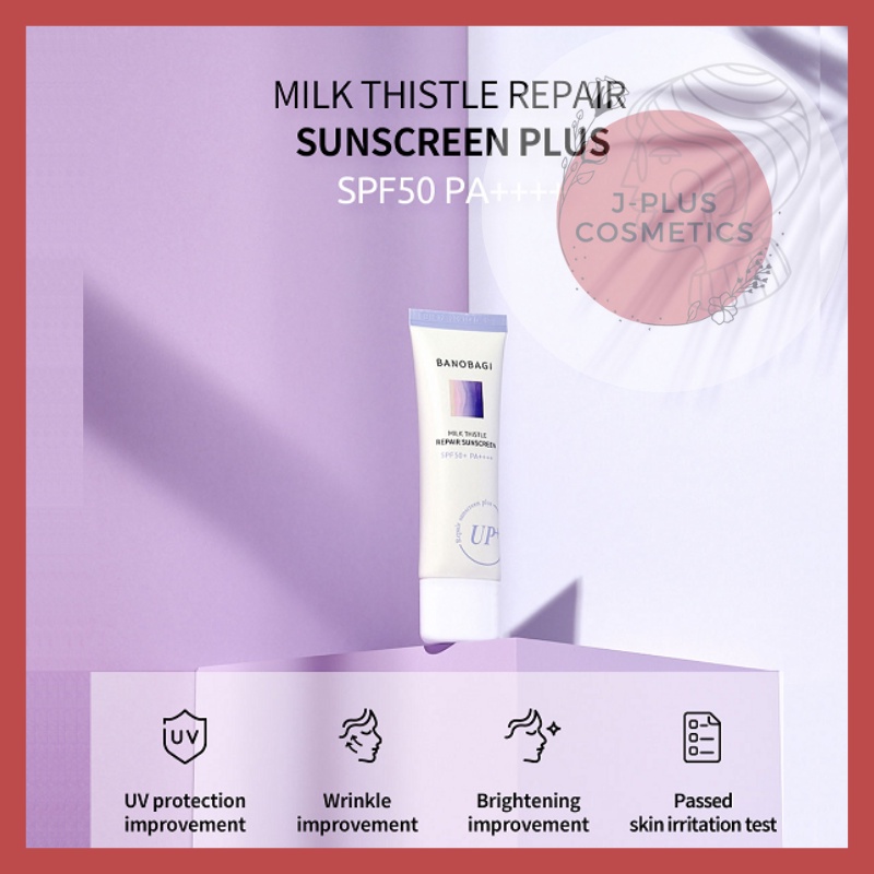 [Mua 1 tặng 1] Kem Chống Nắng Banobagi Milk Thistle Repair Sunscreen SPF50+ PA ++++ 50ml [Có tem chống giả]