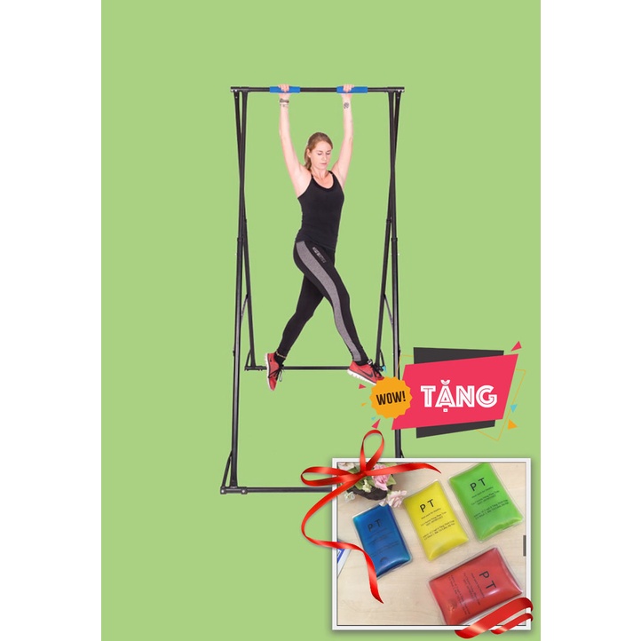 Xà Đơn Xếp Khánh Trình Cho Người Cao Từ 1m40 - 1m80 KT1.1518 - Tặng Túi Chườm Nóng Chữa Đau Mỏi Lưng, Cổ Vai Gáy