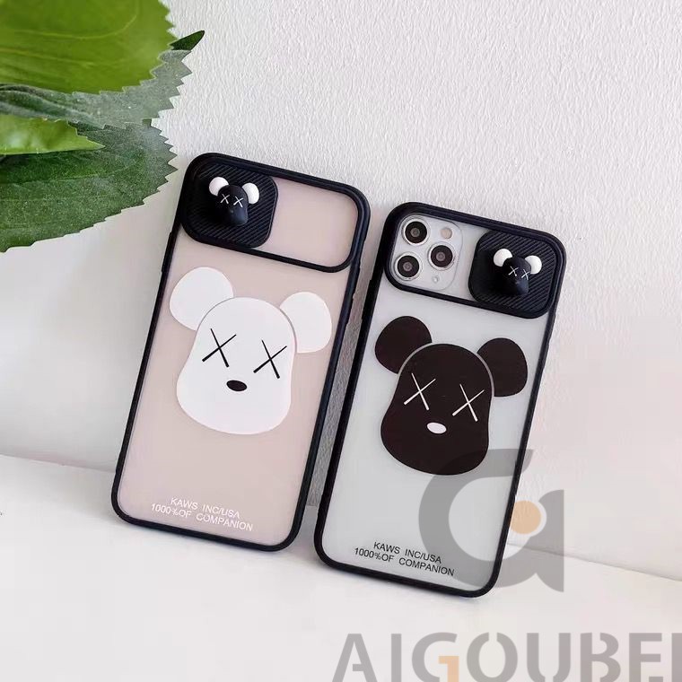 Ốp Điện Thoại Có Nắp Trượt Bảo Vệ Camera In Hình Gấu Dành Cho Iphone 7 7p 8 8p X Xr Xs Max 11 Pro Max Max 12 Pro Max | BigBuy360 - bigbuy360.vn