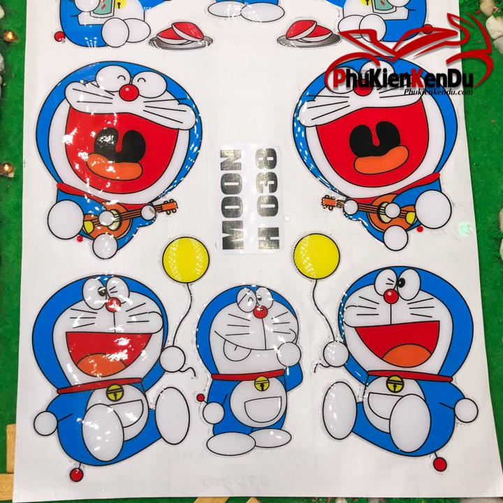 TEM NỔI DORAEMON NGUYÊN TẤM [TẶNG KÈM 1 TEM STICK]