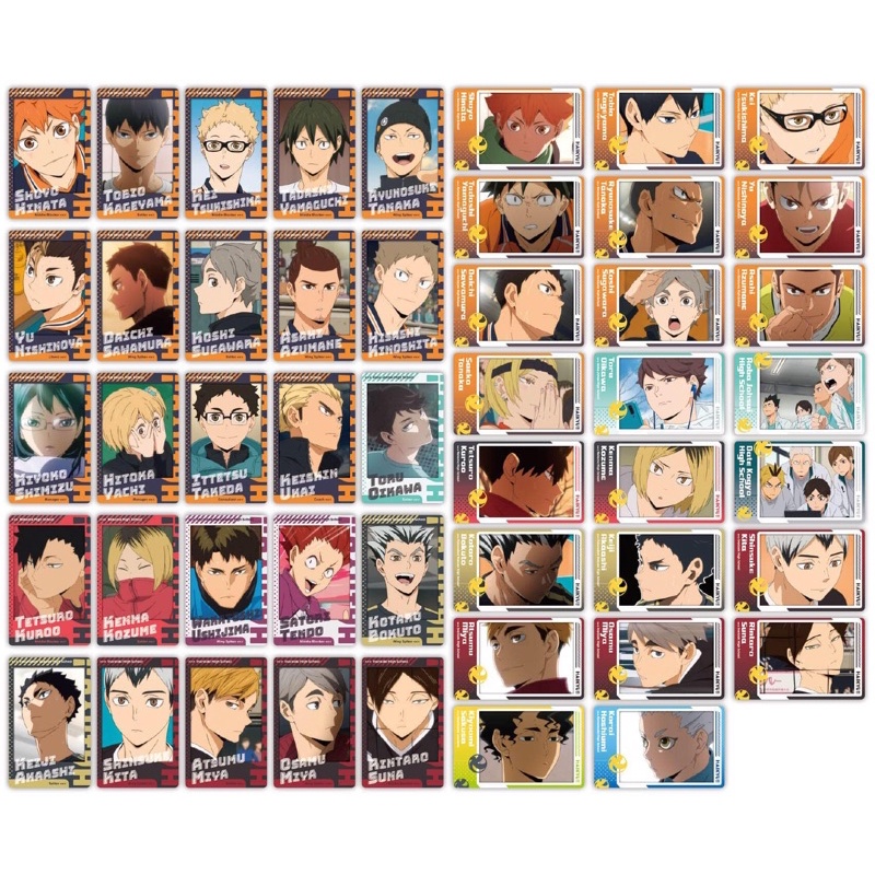 Có sẵn - Gói thẻ bài nhân phẩm Haikyuu dạng Snapmide