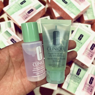 Nước Hoa Hồng Làm Sạch Cho Da Dầu Clinique_ Clarifying Lotion-Sữa rửa mặt Clinique Liquid Facial Soap Oily Skin Formula