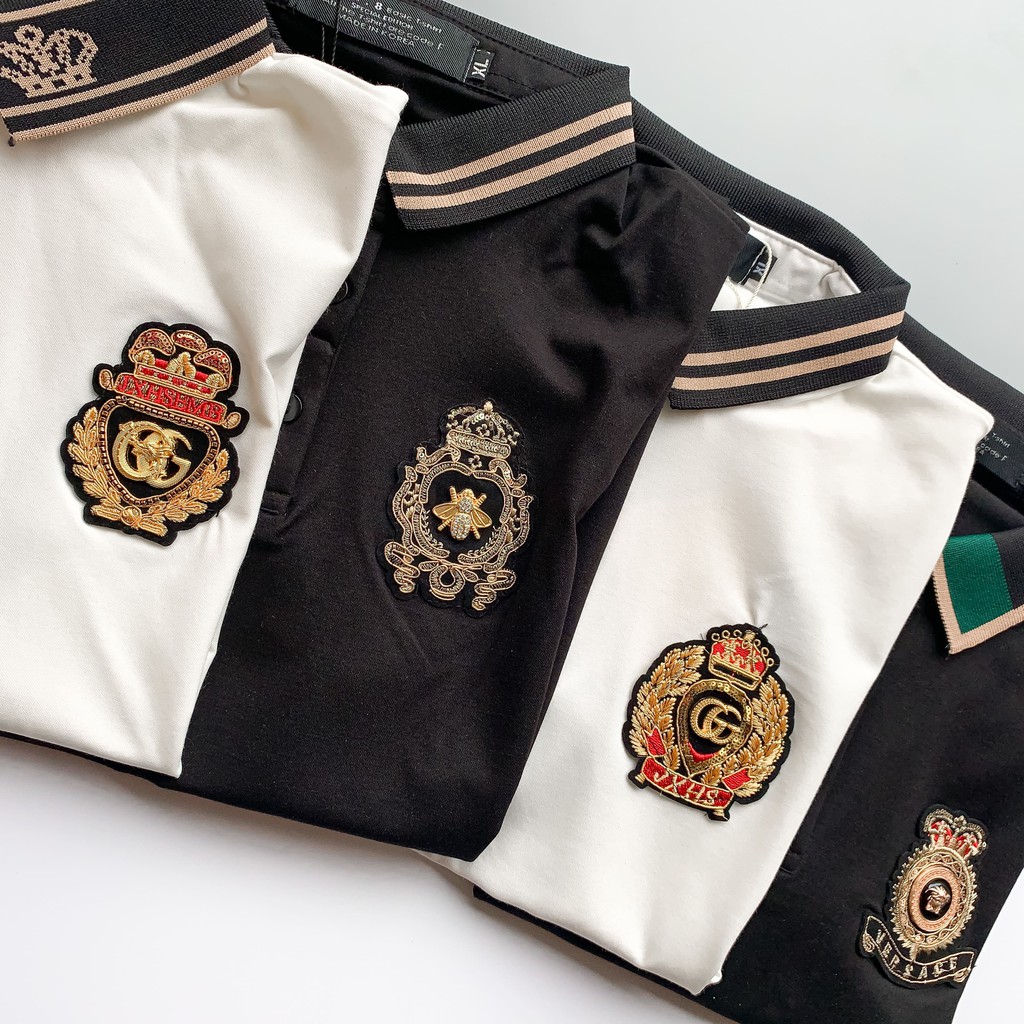 Áo Polo có cổ thêu nhiều mẫu khác nhau, chất Cotton Hàn cao cấp co dãn 4 chiều, thiết kế sang  - Chaqueen | BigBuy360 - bigbuy360.vn