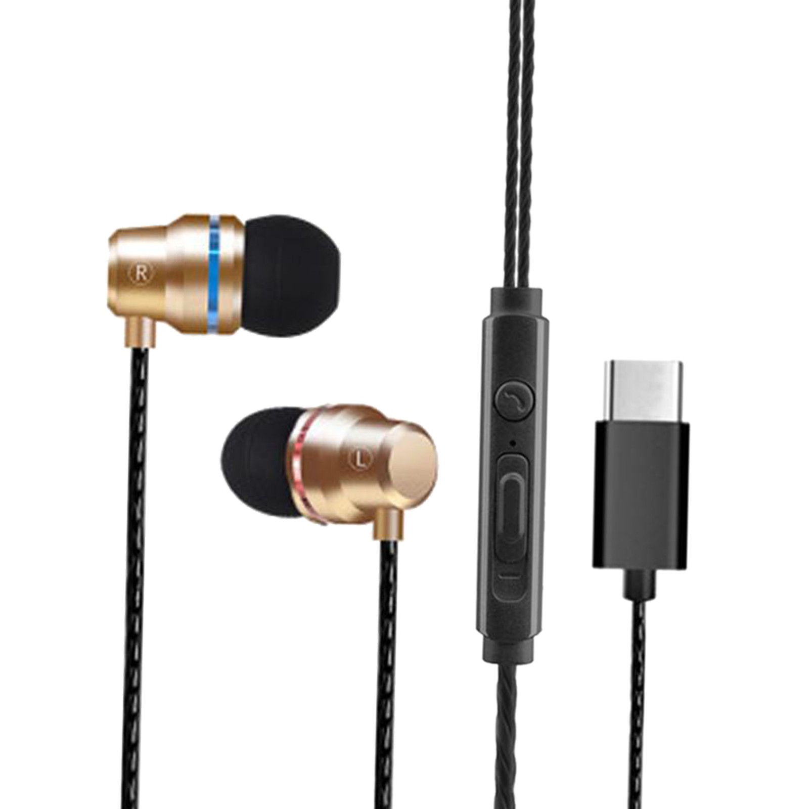 Tai Nghe In-Ear Có Dây Kết Nối Usb Loại C