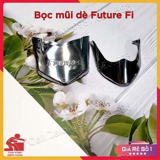 Ốp  Mỏ Dè Trước Sau Xe Future Fi ( Xi inox Trắng)