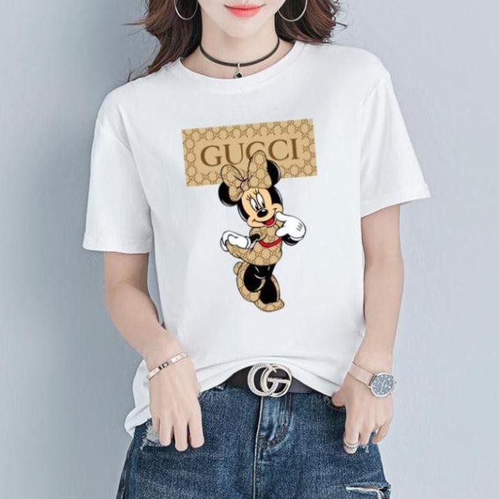 [Nhiều mẫu]Áo thun mickey lv, mickey gucci, áo thun l v, áo thun gucci cute, nhiều mẫu, áo thun nam nữ, vải cotton mịn