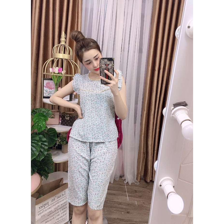 ĐỒ BỘ LỤA LỬNG TAY CÁNH TIÊN MẶC NHÀ SIZE 40-65KG-CGANG