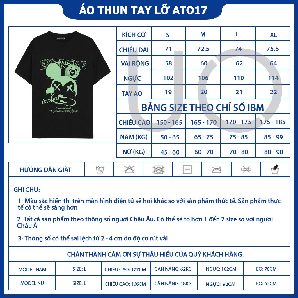Áo Thun Tay Lỡ Nữ Nam Form Rộng URBAN OUTFITS In CHUỘT EXTREME ATO17 Cotton 4 Chiều Local Brand