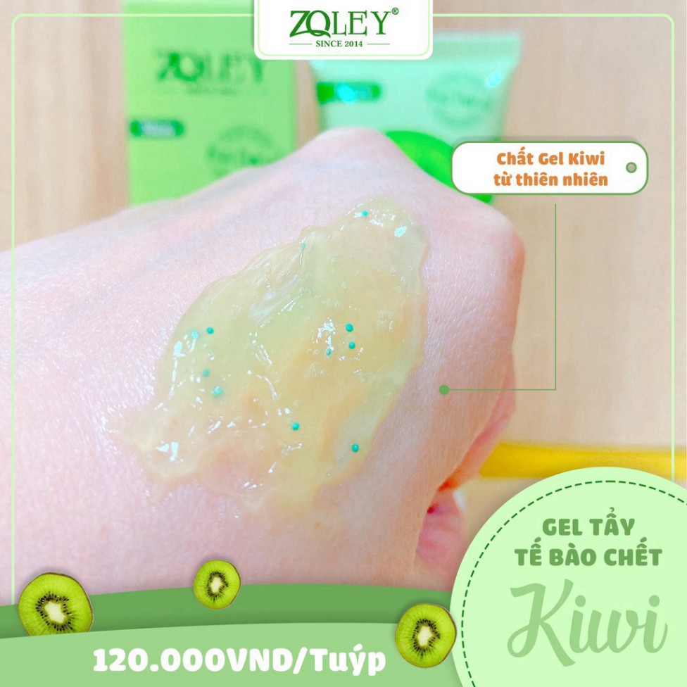 Tẩy Tế Bào Chết ❤️FREESHIP❤️ Tẩy Tế Bào Chết Da Mặt ZoLey Kiwi 80ml Chính Hãng