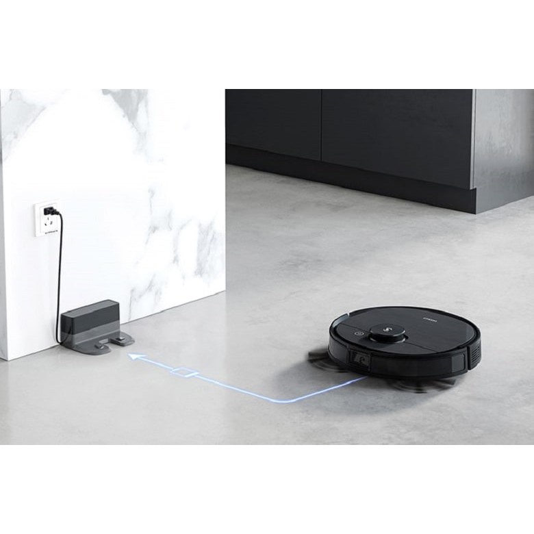 ROBOT HÚT BỤI LAU NHÀ CAO CẤP Ecovacs Deebot T8 Aivi Hàng NGUYÊN SEAL 100%