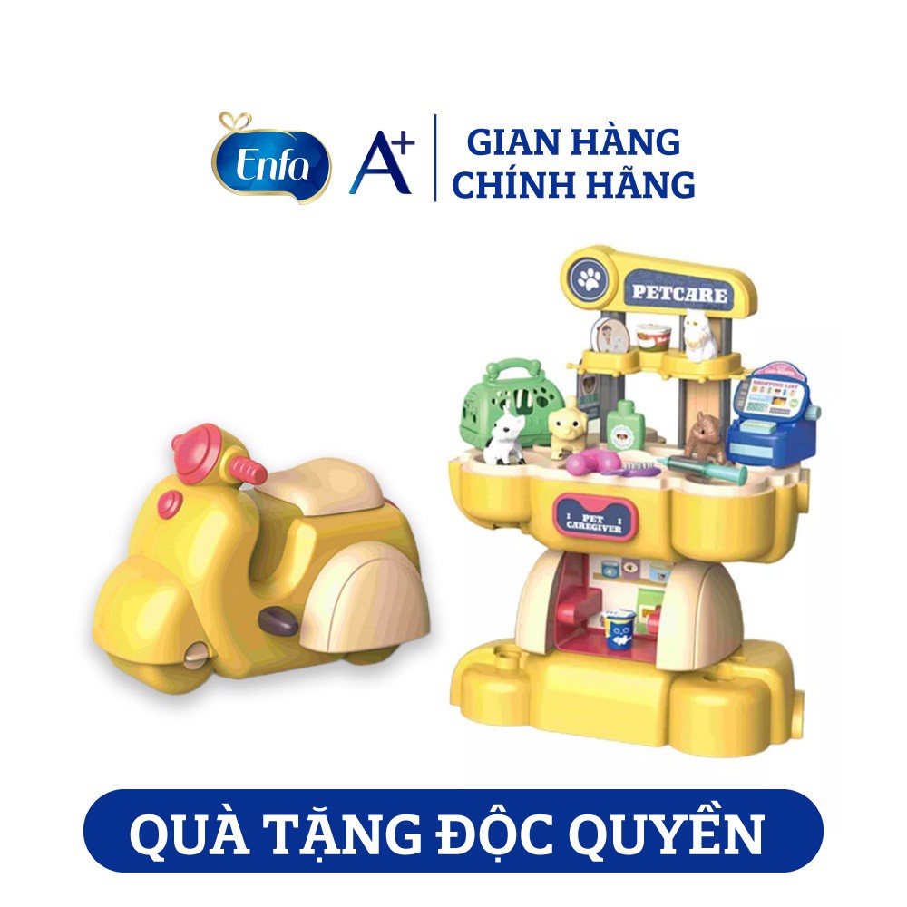 Đồ chơi hướng nghiệp chăm sóc thư cưng dạng xe