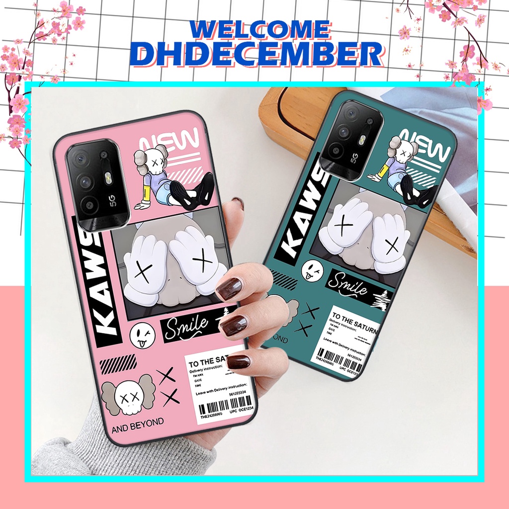 Ốp lưng Oppo A94 5G in hình gấu K@ws, gấu nâu, dor@emon RẺ- ĐẸP- BỀN