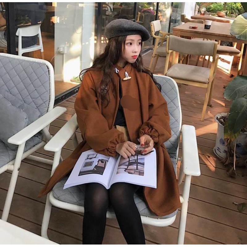 [FREESHIP - HÀNG LOẠI 1] ÁO KHOÁC DẠ LEN ÉP KHUY SỪNG HÀN QUỐC | BigBuy360 - bigbuy360.vn