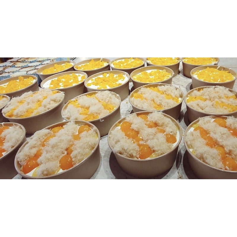 Bông lan cheese trứng quả-trứng bào