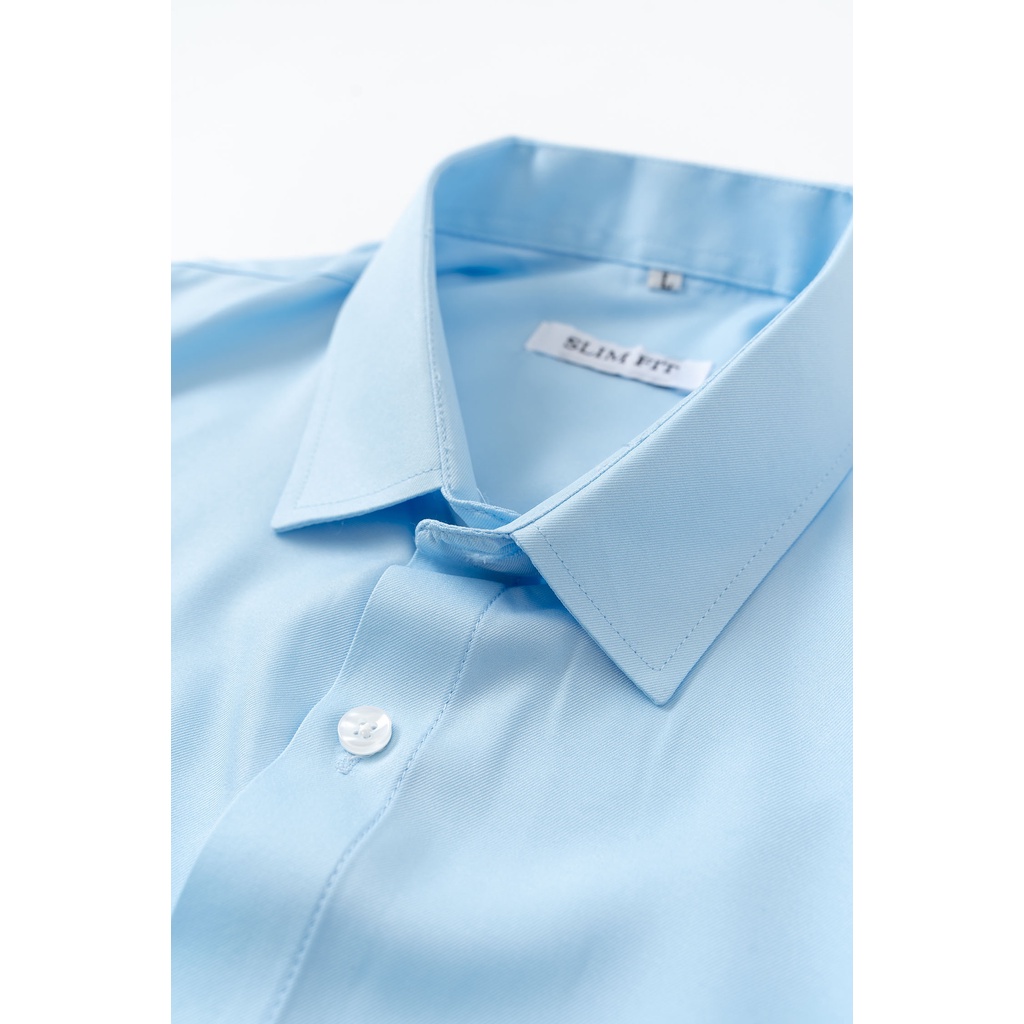 Áo SƠ MI trắng nam dài tay đẹp vải COTTON giữ form bền bỉ, chống nhăn, sơ mi công sở thời trang nam lịch sự