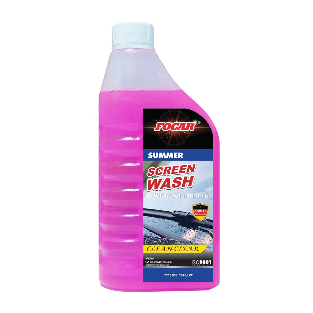 Nước rửa kính Focar Summer Screen Wash 850ml - Chống bám bụi, chống xước kính