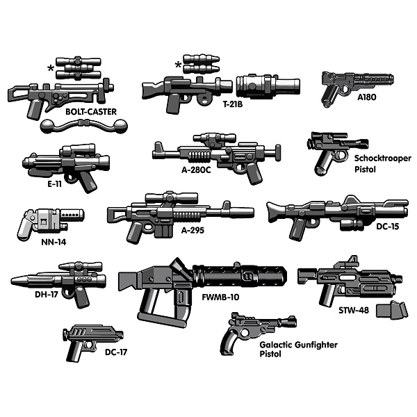 BrickArms - Blaster Pack Revolution - Phụ kiện cho nhân vật