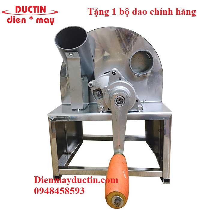 Máy thái hành , tỏi quay tay (Tặng 3 lưỡi dao dự phòng )