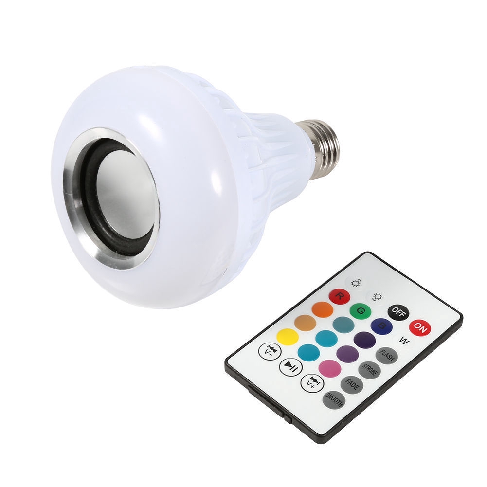 Bóng Đèn Led E27 Có Loa Bluetooth Và Remote Điều Khiển