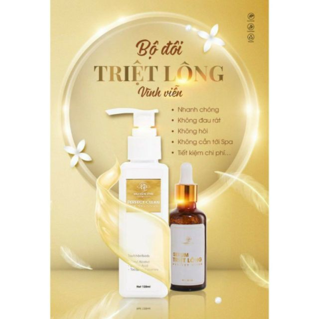 KEM TẨY LÔNG PERFECT CLEAN HUYỀN PHI TẶNG KÈM SERUM TRIỆT LÔNG | BigBuy360 - bigbuy360.vn