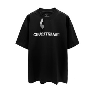 Áo thun chuottrang motion blur tee /đen