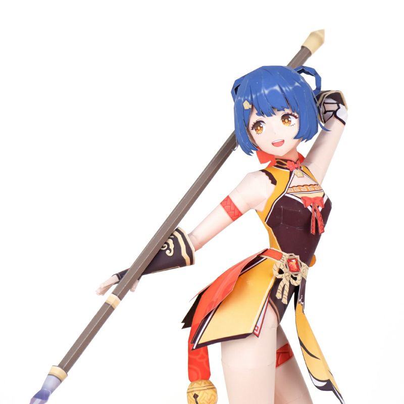 Mô hình giấy anime girl Anime Game Genshin Impact] Xiangling