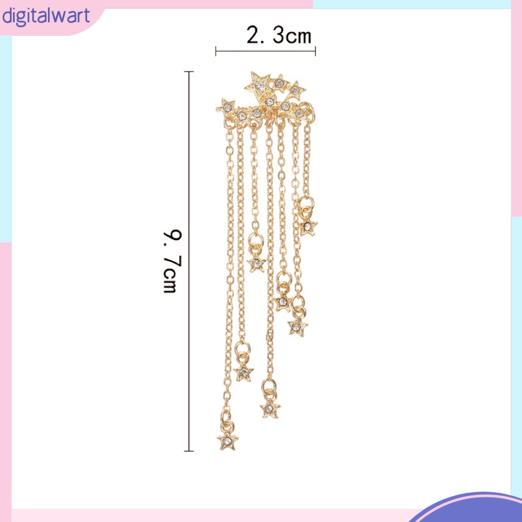 Bông tai dáng dài tua rua độc đáo thời trang dành cho nữ