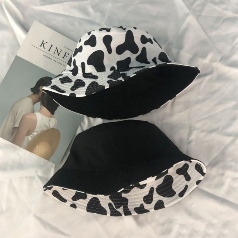 Nón bò sữa 2 mặt