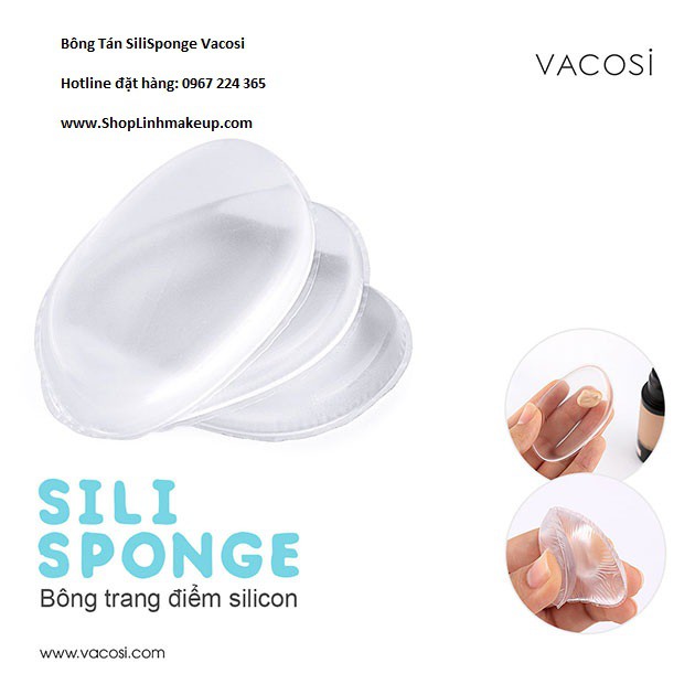 Bông Trang Điểm Silisponge – Vacosi