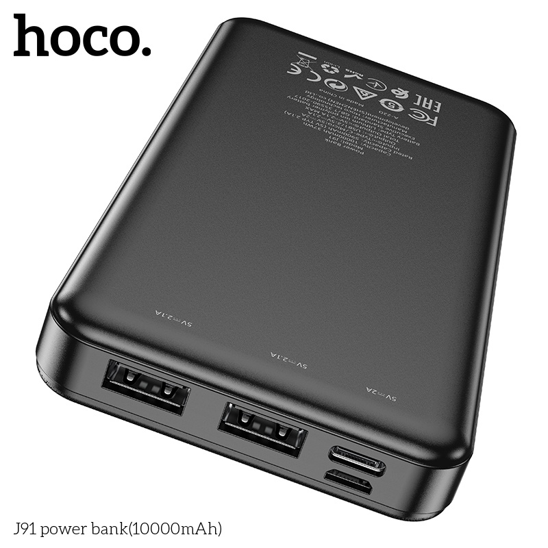 Sạc Dự Phòng Hoco Chính Hãng Dung Lượng Cao 30.000mAh - J73, 20.000mAh - J95A, 10.000mAh - J91, Sạc Nhanh, Có Led
