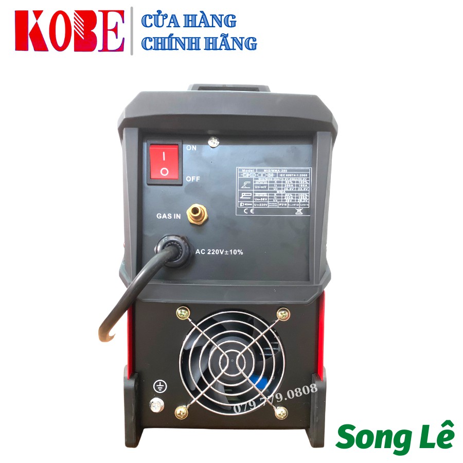 Máy Hàn Mig 5 Chức Năng MiNi KOBE MIG 2700 PRO - Dây Mig rời - Không dùng khí - Tặng Full Phụ Kiện -