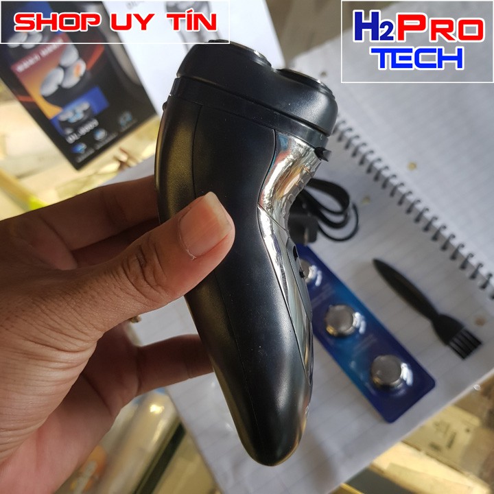 Máy cạo râu 3 lưỡi Daling DL-9003A 2021 H2Pro đa năng 2 trong 1 cạo râu-cạo viền sạch-êm-thoải mái