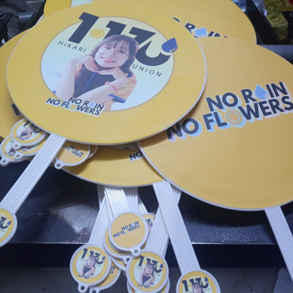 1 Quạt Khổng lồ Bifan 30cm - in theo yêu cầu 2 mặt