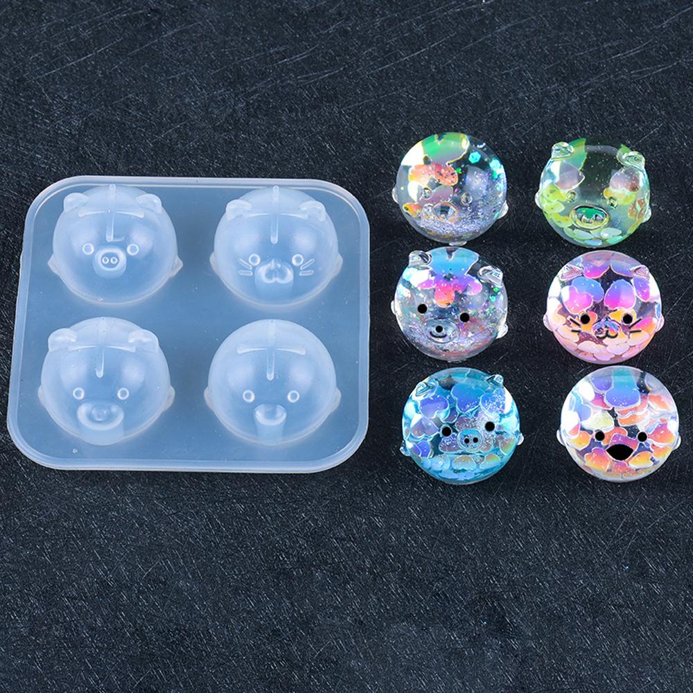 Khuôn Làm Đồ Trang Trí Thủ Công Bằng Nhựa Màu Ngà|Khuôn Silicone Làm Trang Sức