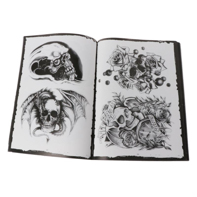 Sổ Phác Thảo Khổ A4 Thiết Kế Đầu Lâu Tích Hợp Trang 76 Trang WMMB Mới