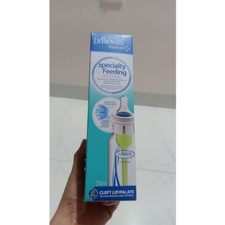Bình sữa y tế cho bé hở vòm miệng Dr.browns 250ml