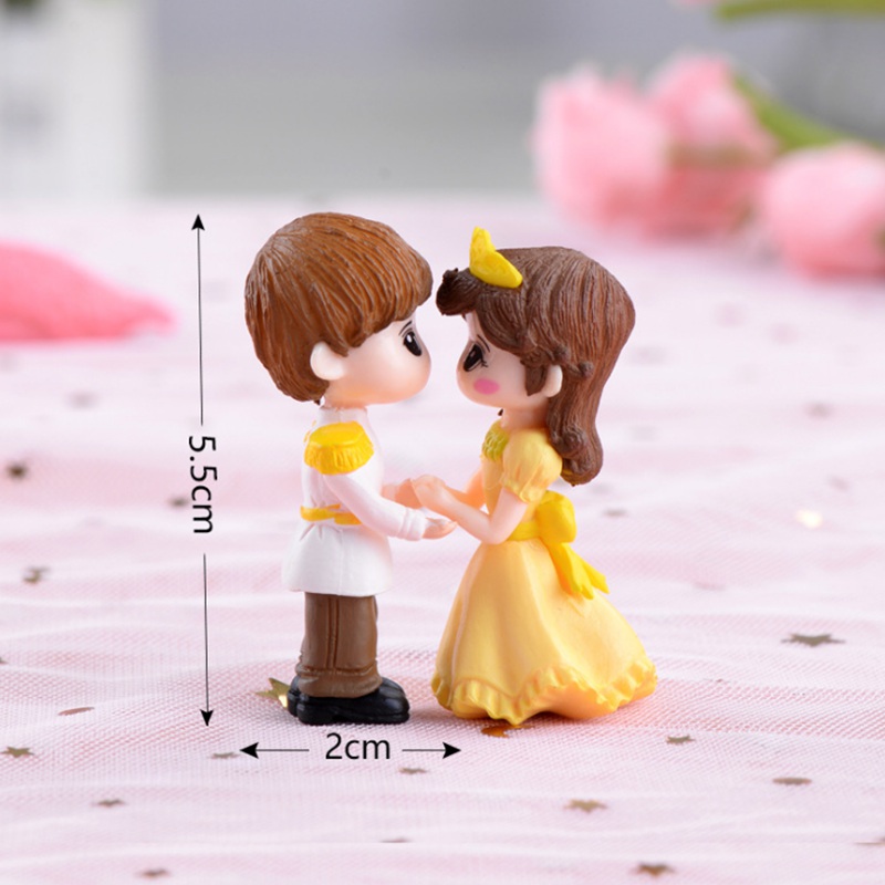 Set 2 Mô Hình Cặp Đôi Trang Trí Sân Vườn