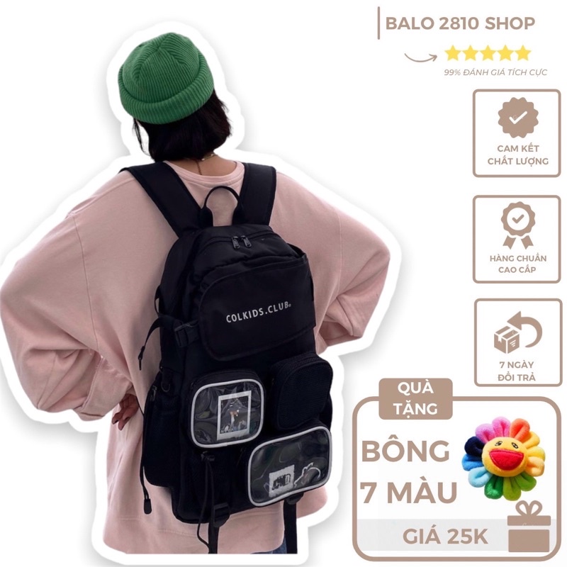 Balo Colkids Ss6 Backpack 2810 Clothes Shop Balo Đi Học Colkids Club Mùa 6 Ulzzang Unisex