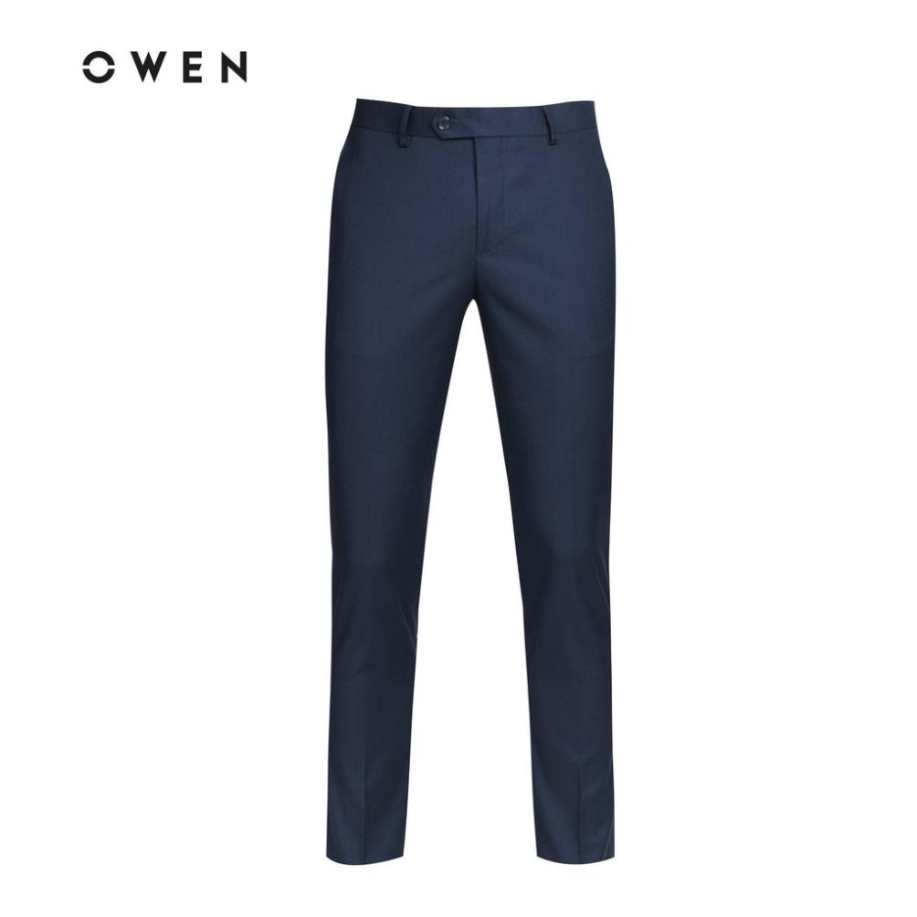 Sale Chính Hãng OWEN - Quần âu nam Owen SLIMFIT màu xanh tím than 91371 hot 🌺 neww * ! % * ᵛ ' .