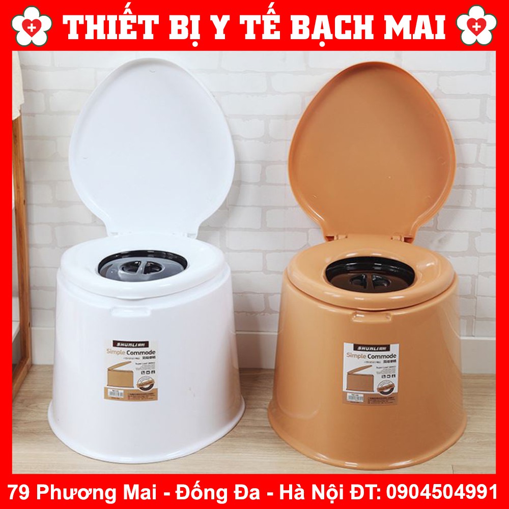 Bô Vệ Sinh Cho Người Già, Toilet Di Động Nhựa Cao Cấp