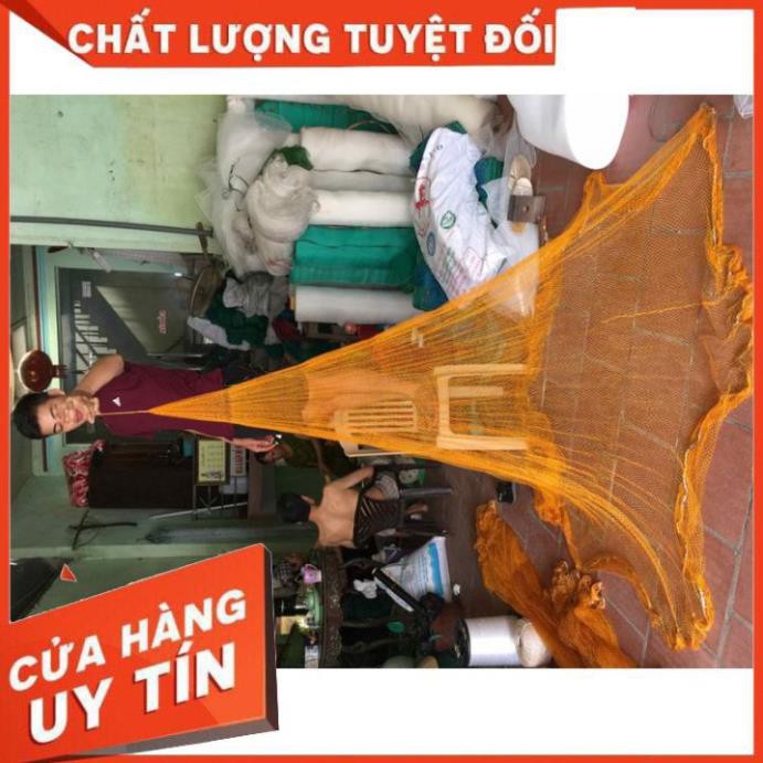 [SALE]  [Siêu Rẻ] Chài Dù Bắt Tép,Bắt Cá Gia Công Tay Hàng Chất Lượng Bung 4m Nặng 2kg5