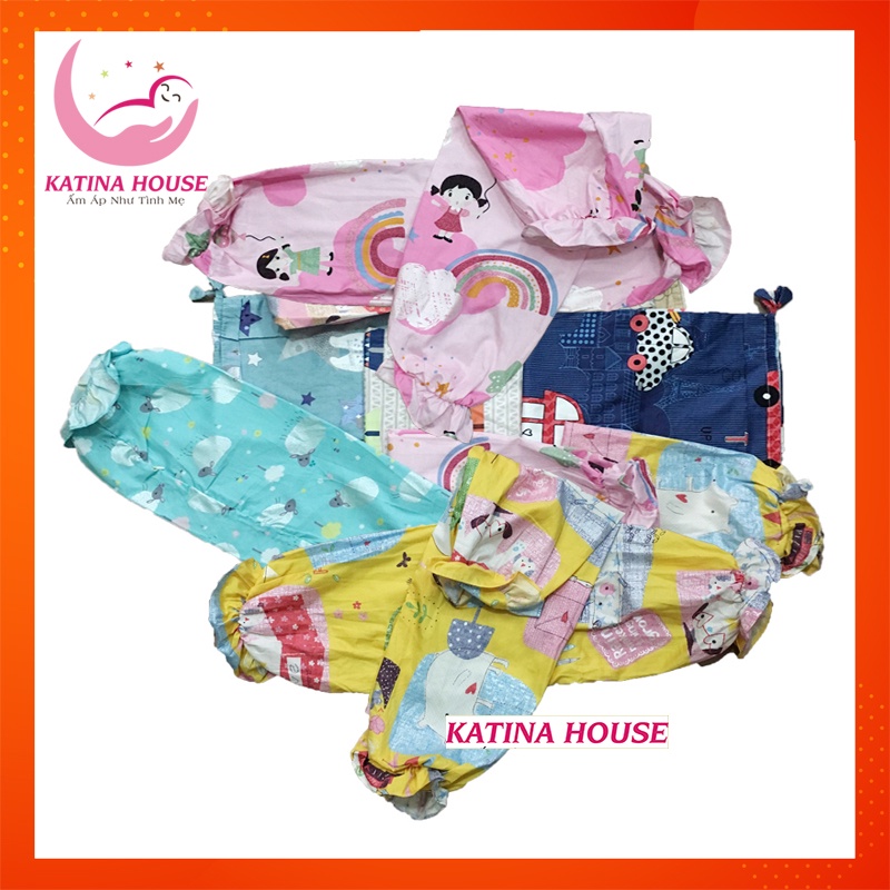 Vỏ áo gối ôm cho bé, vải cotton satin hàn quốc đẹp, mềm mại, thoáng mát, nhiều họa tiết đáng yêu