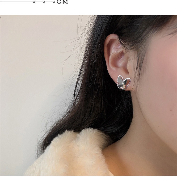 Bông tai nữ khuyên tai nữ dáng ngắn đơn giản mix đồ công sở mẫu mới giá rẻ BT89