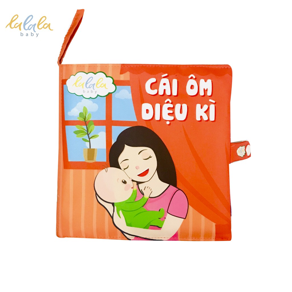 Bộ 2 sách vải Lalala Baby Giáo dục cảm xúc, Bé cảm thấy thế nào và Cái ôm diệu kỳ phát triển toàn diện