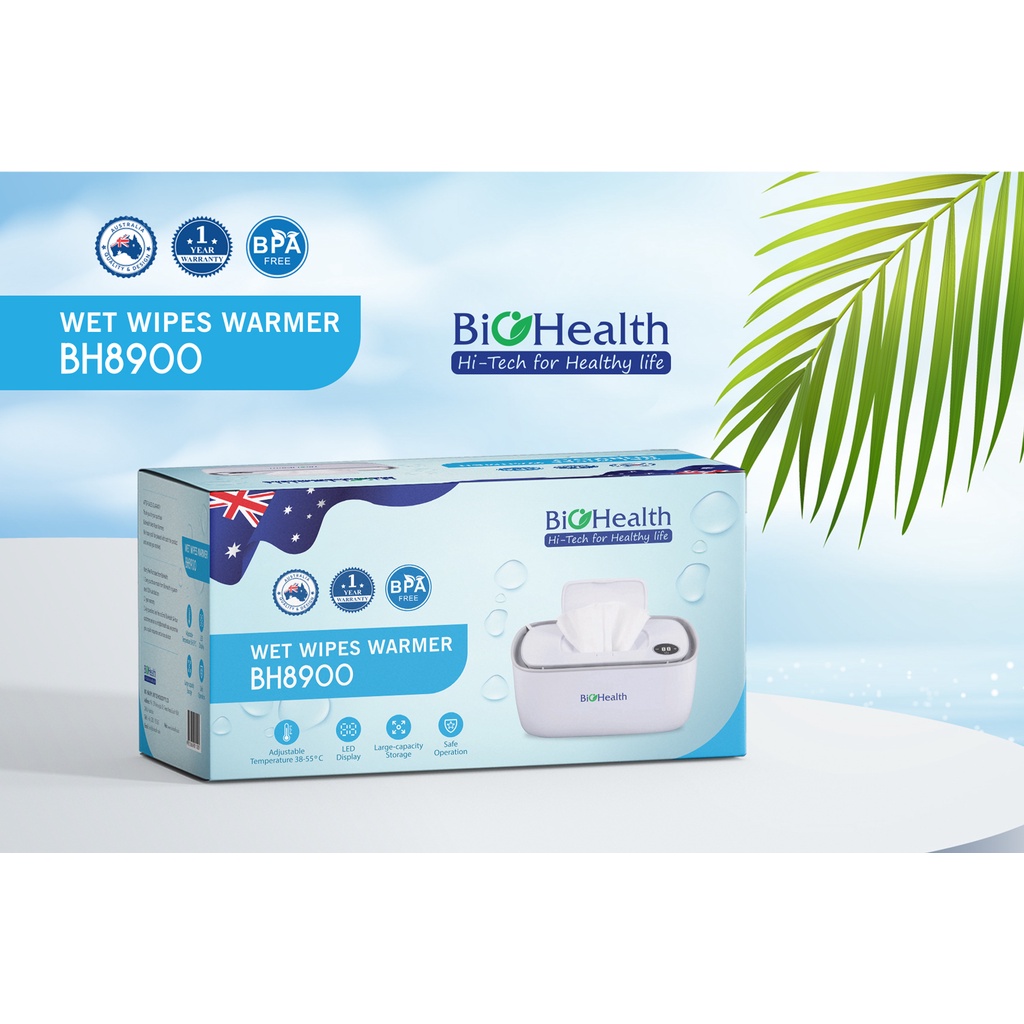 Máy Làm Ấm, Ủ Ẩm Khăn Ướt Đa năng - Có Thể Chứa Túi Khăn Ướt 80 Chiếc - Chính Hãng Biohealth BH8900