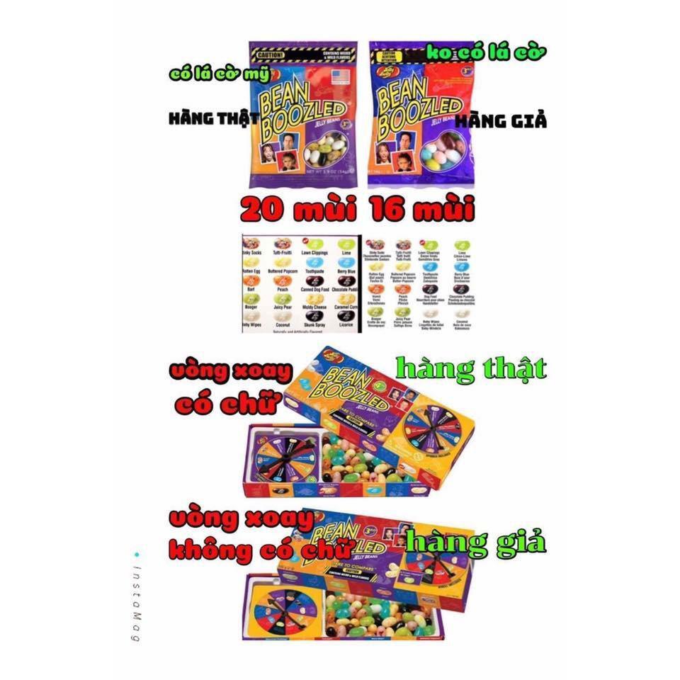 Bán   Kẹo thối Bean Boozled Mỹ hộp lớn có vòng xoay