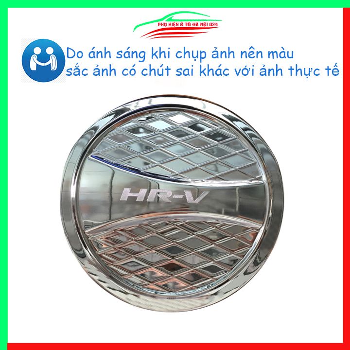 Ốp nắp xăng Honda HRV 2016-2021 mạ crom bảo vệ chống trầy trang trí ô tô