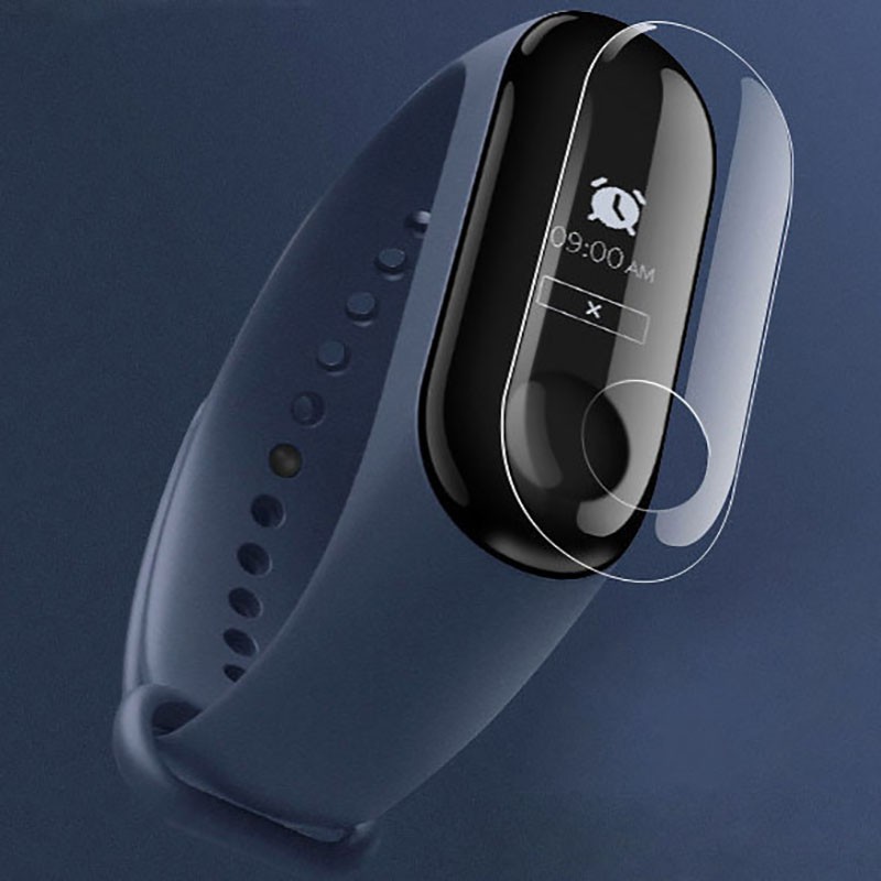 3pcs Miếng Dán Trong Suốt mặt đồng hồ Xiaomi Mi Band 3