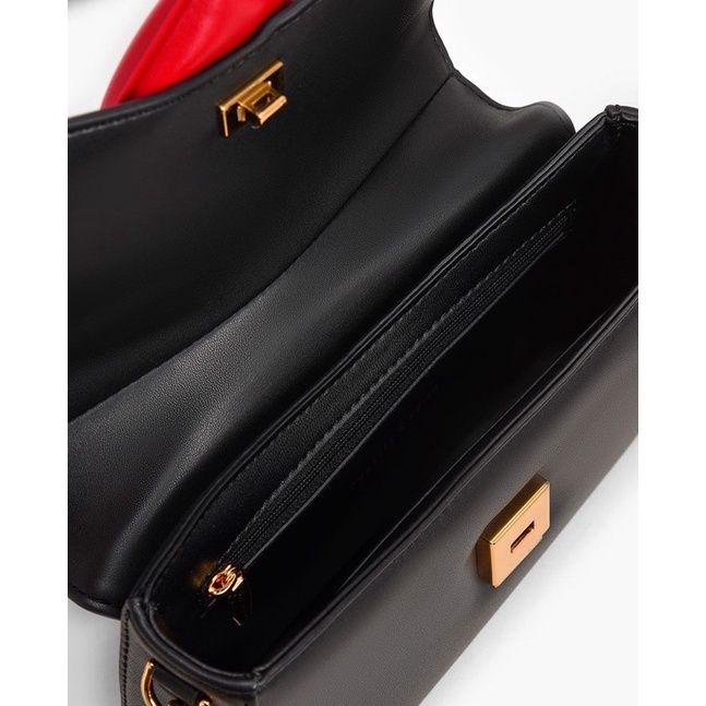 Túi cầm tay 50781705 đeo chéo màu đen